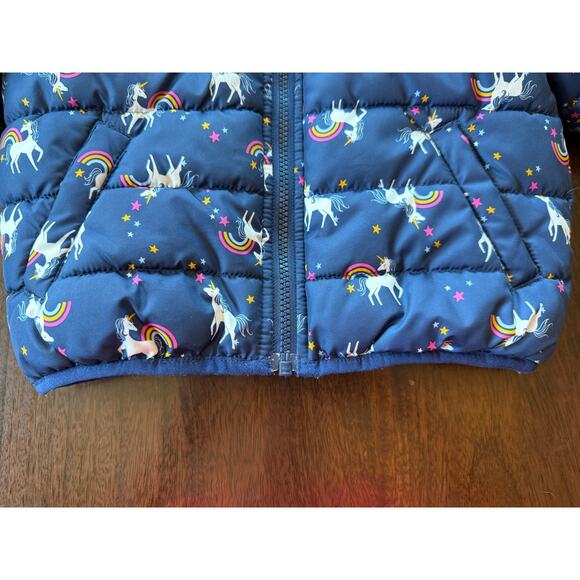 Jumping Beans Heavyweight Hooded Puffer Jacket Size 3T - Picture 3 of 6